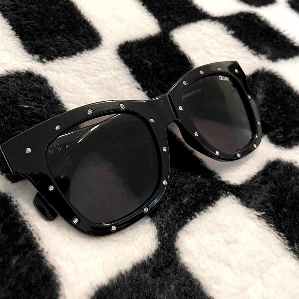 Quay Australia after hour rhinestone sunglasses